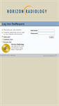 Mobile Screenshot of horizon.radrequest.com